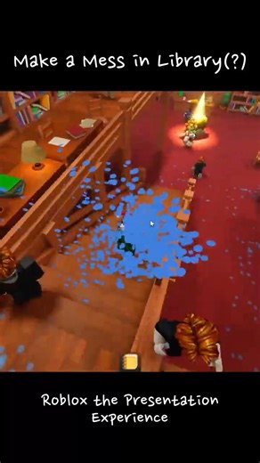 Make a Mess in Library with Tears and Pies(?) - Roblox the Presentation Experience