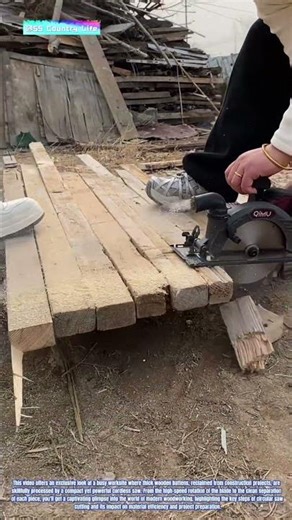 Precision Cuts: How Cordless Circular Saws Transform Timber Processing