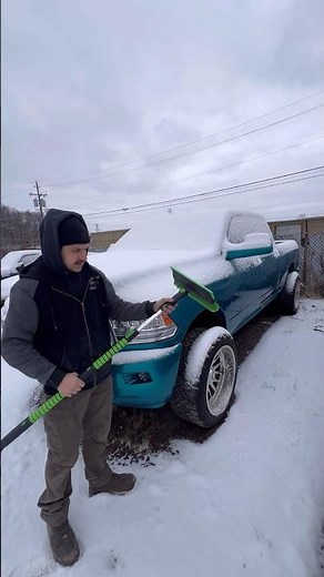 THE BEST Snow Brush for Lifted Trucks! #foryou