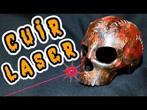 Maîtrisez la découpe laser du cuir et créez un crâne marbré époustouflant !