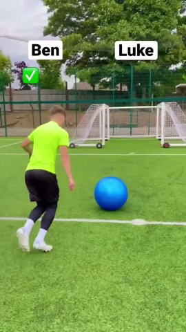 Yoga Ball Gap Jump Challenge!