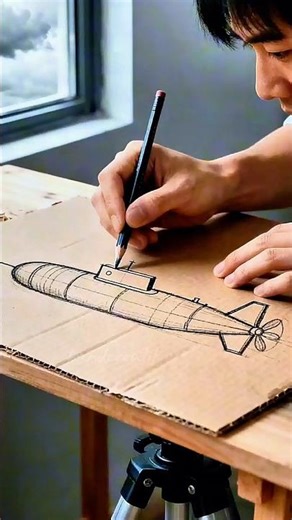 DIY - Make a Submarine From Cardboard