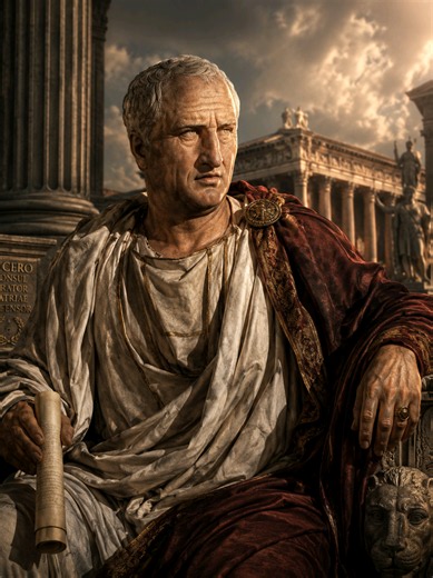 Bir insanın çıkarcı olduğunu ilk nasıl anlarsınız? Marcus Tullius Cicero, tarihin en büyük hatiplerinden ve düşünürlerinden biri olarak kabul edilir. MÖ 106 yılında Arpinum'da doğan Cicero, yalnızca bir siyasetçi değil, aynı zamanda hukukçu, yazar ve filozoftu. Güçlü hitabet yeteneği sayesinde Roma'nın en etkili isimlerinden biri hâline geldi ve Roma Cumhuriyeti'nin son yıllarında devlet yönetiminde önemli görevler üstlendi. Özellikle devlet düzenini tehdit eden komplolara karşı yaptığı etkileyi