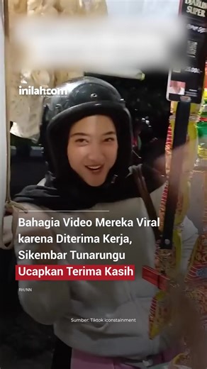Kebahagiaan Hasna dan Hasni, Kembar Tunarungu Diterima Kerja