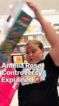 Amelia Rose Controversy Explained 🚨 #shorts #AmeliaRose #KidInfluencer