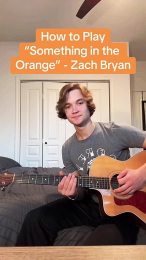 How to Play “Something in the Orange” 🎸 #zachbryan #guitartok #beginnerguitar #acousticcover #musiciansoftiktok #fyp #foryou