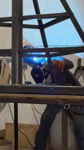 5.5K views · 25 reactions | Welding part of the next frame for a boat mold #composites #mold #steel #welding #weldporn #boating #boatlife #boats | NuWave Composites | Facebook