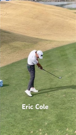 Eric Cole golf swing is rhythm & pure ball striking. Currently Leading the Travelers Championship.