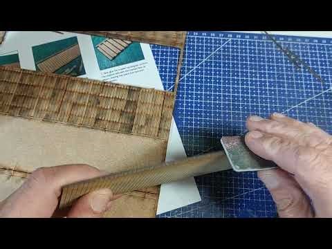 Building the harbour walls kit, complete build