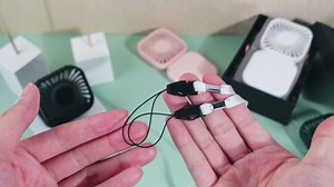 Hortsun 12 Personal Necklace Fan 12 Cooling Towels USB Rechargeable Battery 3 Speed Handheld Fan Portable Neck Hanging Fans Cooling Rags Bulk for Yoga, Sport, Camping, Fitness(Dark Color)