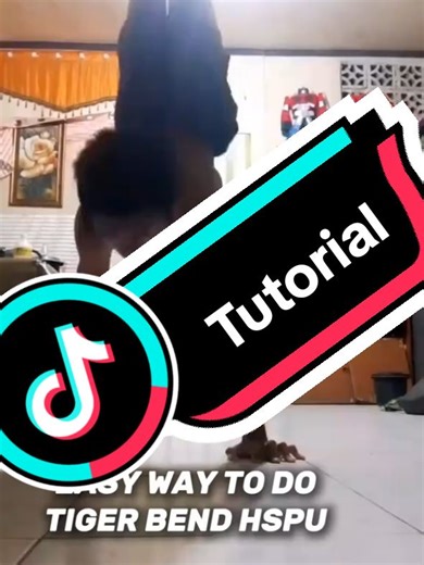 tiger bend hspu tutorial #calisthenics #tutorial #tigerbend#fyppppppppppppppppppppppp