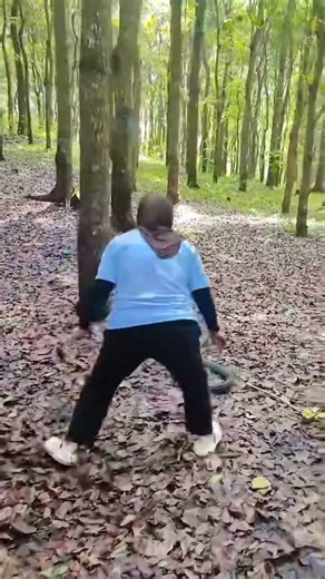 How Rural People Safely Deal with Snakes at Home #snake handling #daily rural life