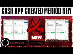 cash app account create bangla tutorial 2025 || cash app account create || cash app create method
