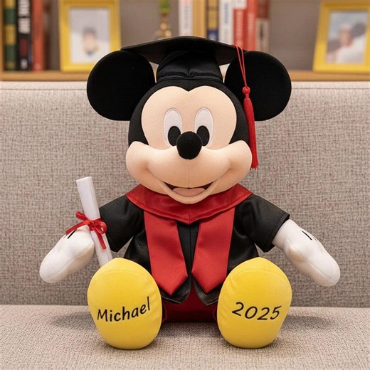 Personalized Graduation Mouse Plush, Custom Name Keepsake Gift (class of 2025) - Etsy
