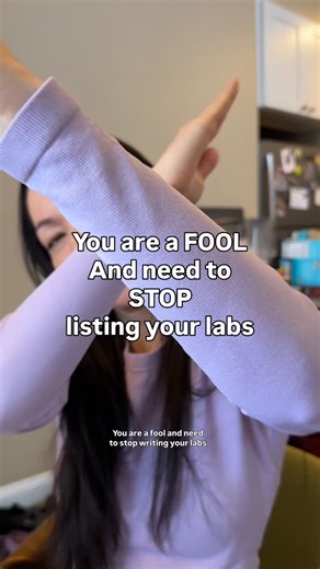 Stop writing every lab. Start assessing what is clinically relevant. BMP fishbone CBC X-bone = faster rounds, less mental clutter. Write the structure once then fill in abnormals only and move on with your life. Your brain is for clinical thinking, not copying numbers. Save this so you can set up your sign-out sheet before your next shift. #rntomd #nursemd #medicalschool #nursingschool #premed | Nursemdlily Connected Page