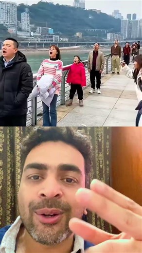 China me log mu khol kr khare honay wali jga #pakistan #india