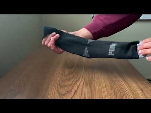 How to fold a sock military style