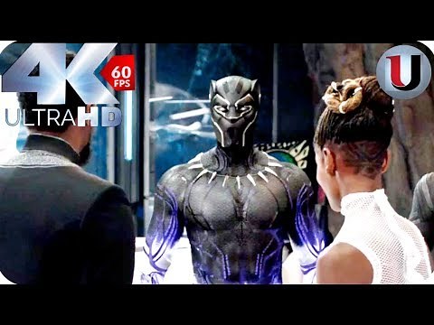 Black Panther - "New Suit" T'Challa and Shuri - MOVIE CLIP (4K HD)
