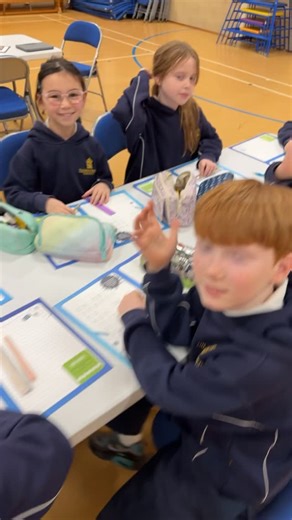 The King's Junior School on Instagram: "Bright minds at work💥 J2 enjoying a hands-on Maths workshop from @explorelearning_official #collaboration #ks2maths #teamwork #problemsolving"
