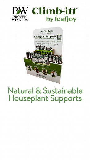 The new Climb-itt™ plant supports from leafjoy® are a sustainable choice for climbing and vining houseplants. 🪴💚 Made without plastic or chemicals, these supports mimic the natural bark-like texture plants cling to in the wild, encouraging aerial roots to attach and thrive—just like in their natural habitats. ✅ Coming soon ✅ Watch for future product launches ✅ Supporting our mission of sustainability ✅ Made from plants, for plants 🌱 Click the link to learn more about Climb-itt™ Sustainable Ho