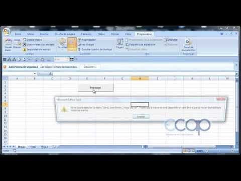 habilitar macros excel 2007