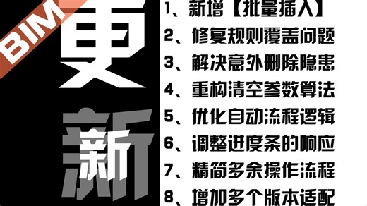 【筑模工坊】直击设计师爽点的Revit功能 | 批量插入 | v1.1.0