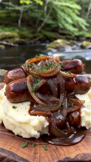 Bangers and Mash | Classic British Sausages with Creamy Mashed Potatoes
