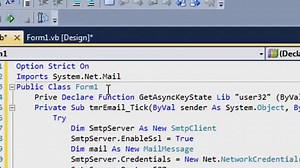 Email Sender Keylogger using visual basic
