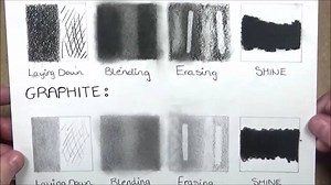 Here is the preview for my new video comparing Graphite & Charcoal! :D You can watch the full comparison video at https://youtu.be/BHvH_rC4RMs | Kirsty Partridge ART