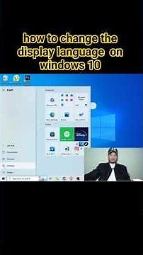 how to change the display language on windows 10 #windows #pc #laptop #learn #knowledge