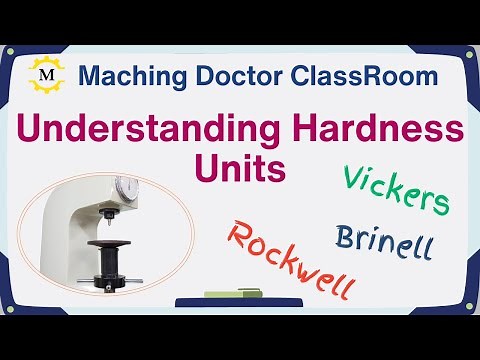 Hardness Units (Rockwell, Brinell, Vickers) - Measuring, Converting, & When to use.