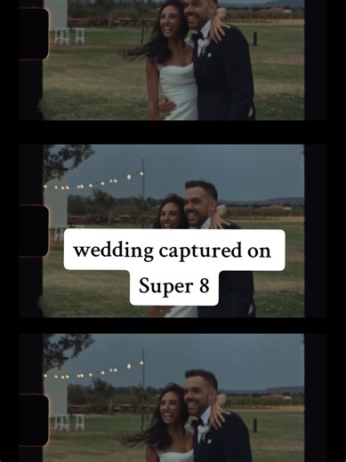 There's just something so special about super 8mm #destinationweddings #super8mmwedding #super8mmfilm #weddingvideographer #australianwedding #WeddingInspo #fyp