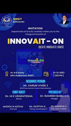 12 reactions | Aiml club inaugual function | Narendra Kumar | Facebook