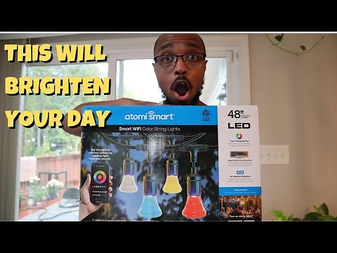 Atomi Smart LED Color String Lights review!!!!