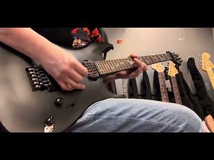 ￼Schecter Damien-6 Floyd Rose Electric Guitar Satin Black 2471-SHC