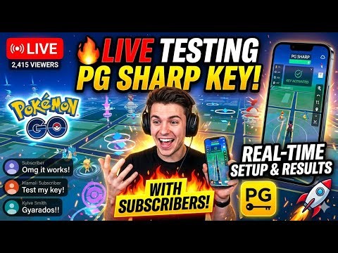 🔥 LIVE Testing PG Sharp Key With Subscribers | Real-Time Setup & Results 🚀