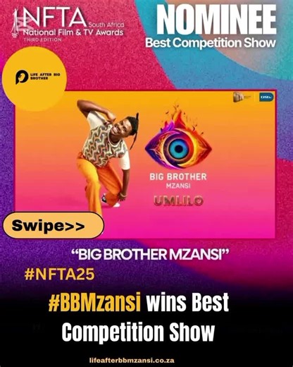 Big Brother Mzansi Crowned Best Competition Show Award