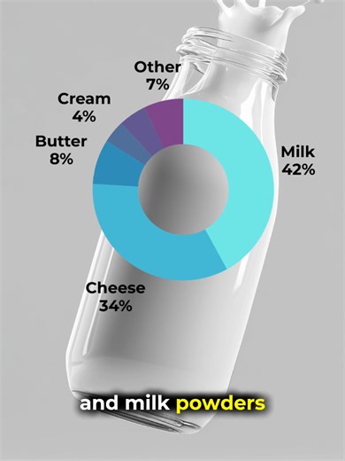 Replying to @d17uk i thought it was a good question so I pulled out the data and did a quick graph..The amount of milk going into chocolate is very small as a % less 5% of milk productuon so less milk going into chocolate would not really make a difference.