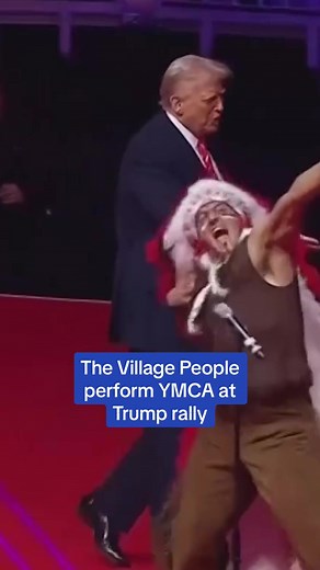 Trump Rally Ends with The Village People YMCA Performance