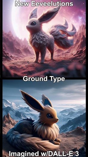 Eevee Pokemon Types - New Eeveelutions (Dall-e 3) #ai #aiart
