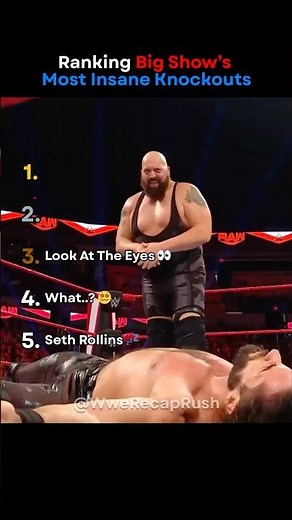 Ranking Big Show’s Most Insane Knockouts 👊