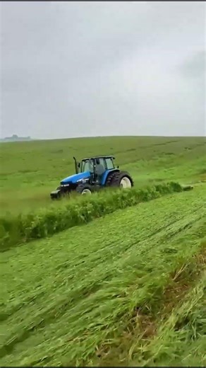 Stylish Grass Compression Machine Bales Like a Pro 🌿 #Shorts