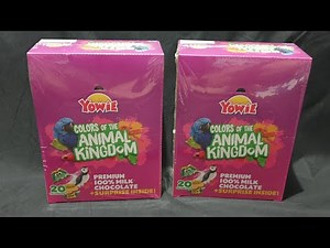 Unboxing: 24 Yowie Colors of the Animal Kingdom Surprise Egg Chocolates