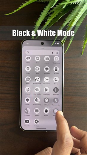 Activate Black and White Mode on Android