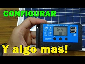 CONTROLADORA de CARGA SOLAR Y MAS