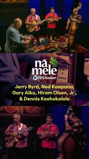 PBS Hawai‘i on Instagram: "Happy Aloha Friday! 🌺 Enjoy a clip of “Beautiful Kahana” performed by Jerry Byrd, Gary Aiko, Hiram Olsen, Jr., and Dennis Keohokalole on an episode of Nā Mele. Clarification note: Ned Kaapana appears in this episode but is not part of this song. Premiere airdate: Aug. 2, 2000 #pbs #pbshawaii #hawaii #namele #hawaiian #hawaiianmusic #olelohawaii #steelguitar"