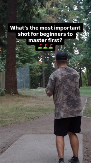 Disc Golf Tips and Entertainment | VAULT DISC GOLF | Portland on Instagram: "What’s the most important shot for beginners to master first? Asking for a friend… ⛳️ #discgolf"