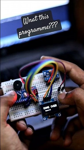 Rocket Fighting Game on Arduino Nano with MPU6050 gyro sensor #arduino #robotics #electronics #diy