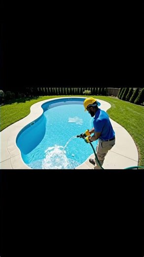 Backyard Pool Transformation in 3 Minutes | From Empty Yard to Dream Pool 😱Watch This Backyard pool