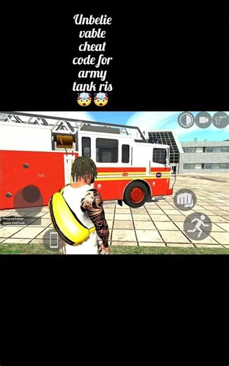 super cheat code for r15 tank and fire truck #indianbikesdriving3d #shortvideo #cheatcodes #shorts